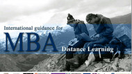 The highly recommended: International Guidance for MBA distance learning